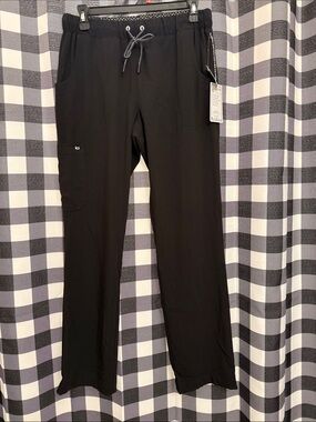 koi Black Drawstring Scrub Jogger Pants